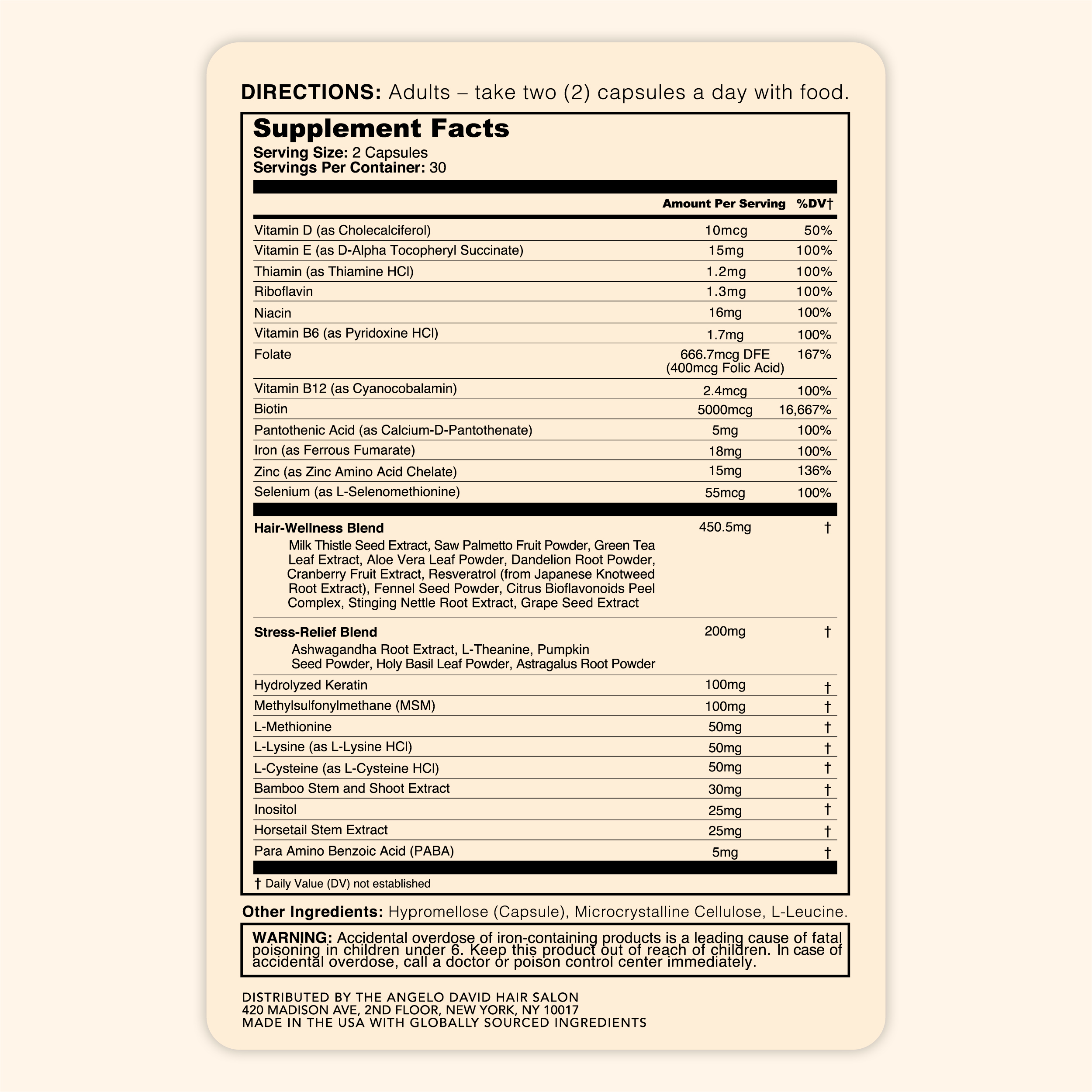Anti-Thinning Hair-Wellness Vitamins - Image 2